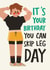 Funny Birthday Card - Skip Leg Day created by AbiGoLucky