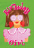 Arty Birthday Card - For Her - Birthday Girl created by Ickaprint
