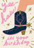 Classic Birthday Card - Cowgirl Boots - Yee-Haw! created by Kerrie McNeill