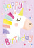 Pretty Birthday Card - Unicorn created by Cesca Hoyle