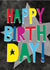 Cool birthday card for him - star - happy birthday created by Cesca Hoyle