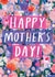 Pretty Mother's Day Card - Hand Painted Flowers created by Katt Jones