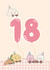 Cute Jellycat 18th Birthday Card created by Eve Designs