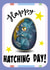 Happy Hatching Day Triceratops Birthday Card created by Tim Jenkins