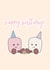Cute Marshmallow Jellycat Birthday Card created by Eve Designs