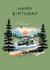 Classic Birthday Card - Land Rover - Landscape created by Rosanna Rossi