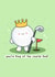 Cute Father's Day Card - Golf - King Of The Course created by Rosalie Perl