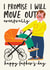 Funny Father's Day Card - I Promise I Will Move Out Eventually - Pram created by AbiGoLucky