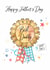 Father's Day card - For best Daddy created by Katie Phythian Design