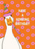 Cute, funny birthday card –have a honking birthday! created by Fox & Piglet