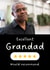 Funny Father's Day Photo Card - Five Star - Excellent Grandad created by Sundiva Designs