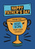 Funny Father's Day Card - From The Best Son - Trophy created by Giddy Kipper