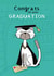 Cute Cat Graduation Card – Congrats on Your Graduation created by ROSHAH DESIGNS