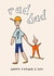 Cute Father's Day Card - Rad Dad - Skateboard created by Freya Niamh Design