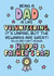 Funny Heartfelt Father’s Day Card - Volunteering created by Katie Ruby Illustration