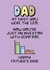 Funny Father’s Day Card - No Longer The CEO, Now The Investor With No ROI. created by Katie Ruby Illustration