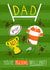 Funny father's day card, Rugby themed, dad, Birthday Card created by Christine Gore