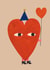 Cute Anniversary/Valentine's Day Card - Balloon Heart created by Daria Solak