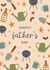 Classic Father's Day Card - Barbecue - Gardening created by The Pattern Press