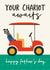 Funny Father's Day Card - Golf - Your Chariot Awaits created by AbiGoLucky