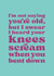 Funny Birthday Card - Screaming Knees created by Brainbox Candy