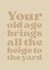 Funny Birthday Card - Old Age - Beige created by Brainbox Candy