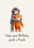 Cute Birthday Card - Punch The Monkey created by Ink Icons 