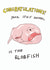 Funny Love And Friendship Card - Blobfish created by Trashy Mags