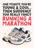 Funny Birthday Card - One Minute You're Young And Cool - Running A Marathon created by Studio Doodles