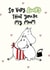 Cute Mother’s Day Card - Moomin - So Lucky You’re My Mum created by Moomin Characters
