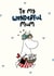 Cute Mother’s Day Card - Moomin - My Wonderful Mum created by Moomin Characters