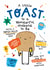 Cute Father’s Day Card - For Fiancé - Toast created by Twisted Haggis