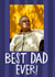 Classic Father's Day Card - Best Dad Ever created by @AimeeStevens.Design