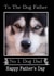 funny dog fathers day card from the dog to his Dad on fathers day created by Loui's Funky card Designs