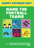Classic Father's Day Card - Football Quiz created by MOJO Creative Studio