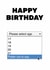 Funny Birthday Card - Prefer not to say created by Quite Good Cards