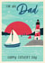 Classic Father's Day Card - Sailing created by Dalia Clark Design