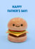 Cute Father's Day Card - Burger created by Lemon and Sugar 