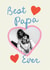 Classic Father's Day Card - Best Papa Ever created by Olivia Raufman Design