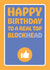 Funny birthday card for him - Top bloke - Birthday blockhead created by Versed Aid