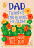 Classic Father’s Day Card - Thanks For Helping Me Grow created by Nicola B Studio