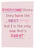 Mothers Day card for the best mum created by Ginger Rose Designs