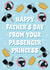 Funny Father's Day Card - From Daughter - Passenger Princess created by Stuck Shop Gifts