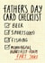 Funny Father's Day Card - Checklist created by Amy Hodkin