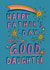 Funny Father's Day Card - From The Good Daughter - Sibling Rivalry created by Sunpatch Society
