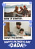 Classic Father's Day Card - For Dada - Then And Now created by Studio Doodles