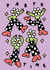 Cute Birthday Card - Party Time - Dancing Flowers created by Rumble Cards
