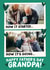 Classic Father's Day Card - For Grandpa - Then And Now created by Studio Doodles