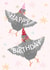 Pigeon Birthday Card - Happy Birthday Party Pigeon created by Kitty Strand