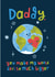 Cute Father's Day Card - You Make My World Feel So Much Bigger - World created by Lucy Maggie Designs